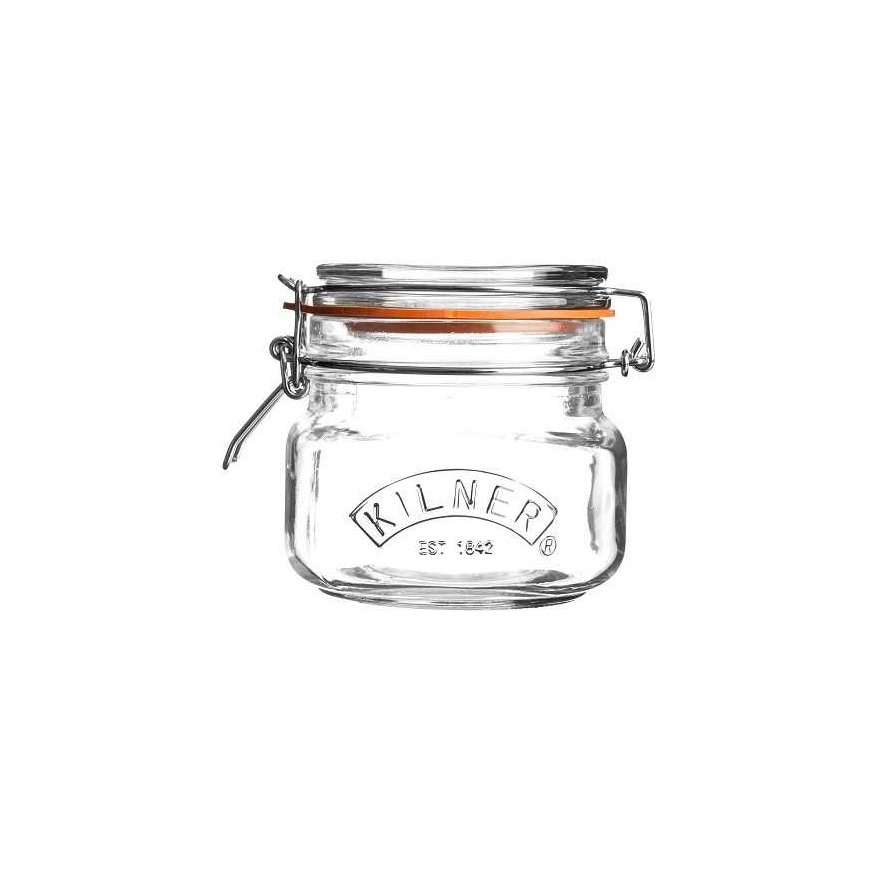 Kilner Rayware Group KIL-Jar 0,5 l Square Clip Top Stiklainis
