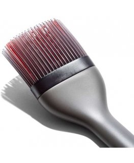 OXO-Silicone grill brush, grey-red
