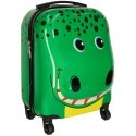 Ikonk Children's travel suitcase crocodile, 31x46x26 cm Ikonk Children's travel suitcase crocodile, 31x46x26 cm