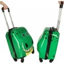 Ikonk Children's travel suitcase crocodile, 31x46x26 cm Ikonk Children's travel suitcase crocodile, 31x46x26 cm