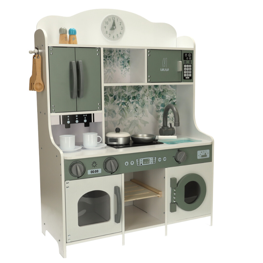 Ikonk Wooden kitchenette with accessories, Lulilo – 4