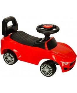 Baby carriage car with sound and lights red