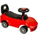 Vaikiškas vežimėlis automobilis su garsu ir šviesomis raudonas