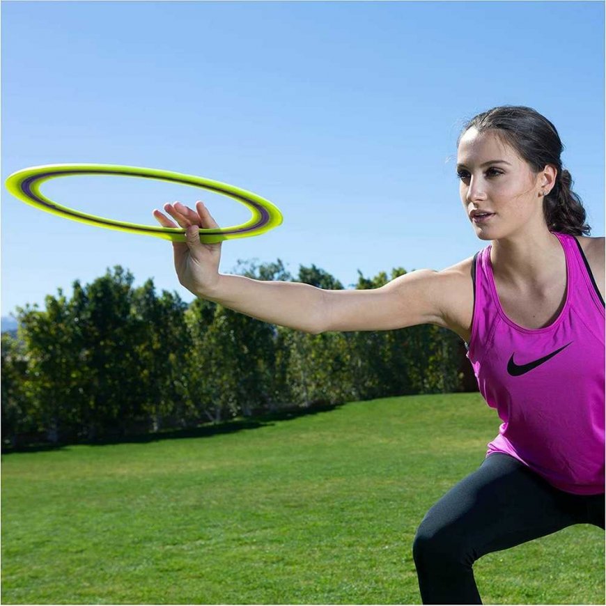 Obręcz do rzucania Aerobie Pro frisbee geltona Spin Master – 3