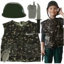 Ikonk Carnival costume helmet soldier 3-8 years old Ikonk Carnival costume helmet soldier 3-8 years old