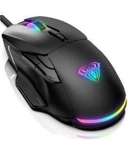 Aula F815 RGB Wired Gaming mouse Black