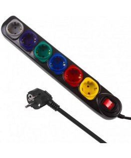 Power strip 250VAC/10A 1,5m MCE509 B