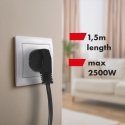 Power strip 4 sockets 1,5m 1,5m MCE508 B Power strip 4 sockets 1,5m 1,5m MCE508 B