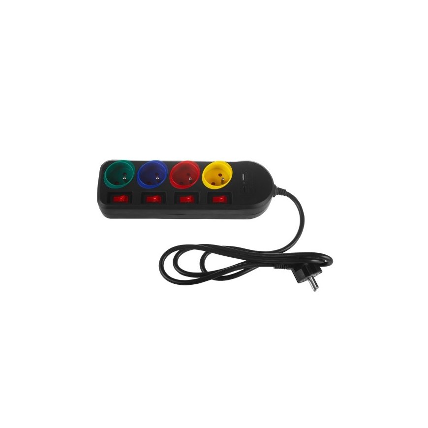 Power strip 4 sockets 1,5m 1,5m MCE508 B – 2