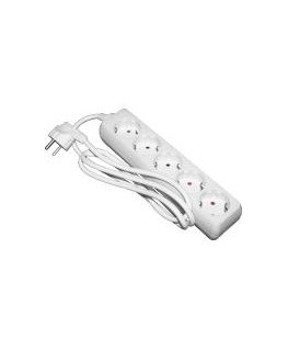 Pagarinātājs 5-vietīgs 3m a|z pievadvads 3Gx1.0mm