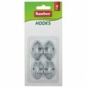 Hooks 4gb 2,3x4cm oval silver Hooks 4gb 2,3x4cm oval silver