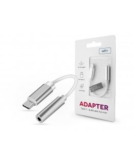 Setty adapter USB-C - audio jack 3,5mm white