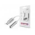 Setty adapter USB-C - audio jack 3,5mm white Setty adapter USB-C - audio jack 3,5mm white
