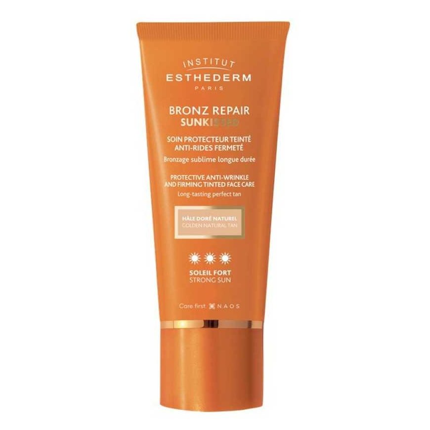 Institut Esthederm Esthederm Bronz Repair Sunkissed Tinted Face Care face cream with color, shade: Golden Natural Tan, 50 ml – 2