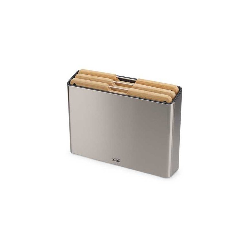 Joseph Joseph JJ-3 bamboo board set in FolioBamboo stand