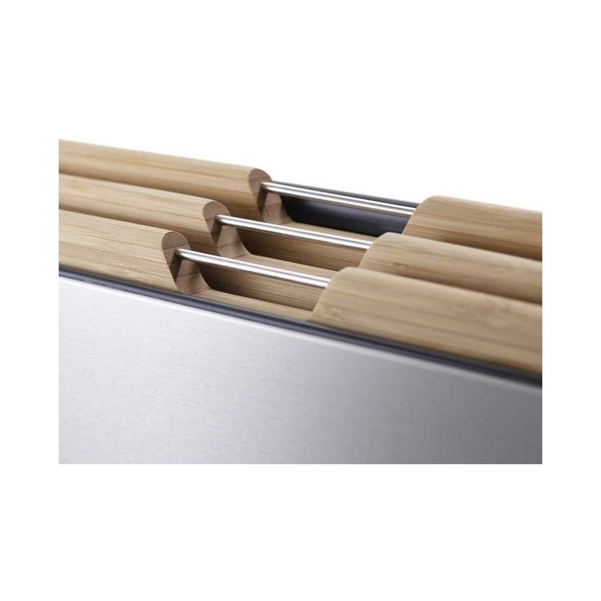 Joseph Joseph JJ-3 bamboo board set in FolioBamboo stand – 2
