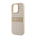 DKNY PU Leather Repeat Pattern Tonal Striped Case for iPhone 16 Pro Max Pink DKNY PU Leather Repeat Pattern Tonal Striped Case for iPhone 16 Pro Max Pink