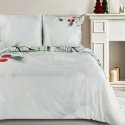 Christmas bedding 140x200 Robin gray green stroik with microwłókna Eurofirany Św 24 Christmas bedding 140x200 Robin gray green stroik with microwłókna Eurofirany Św 24