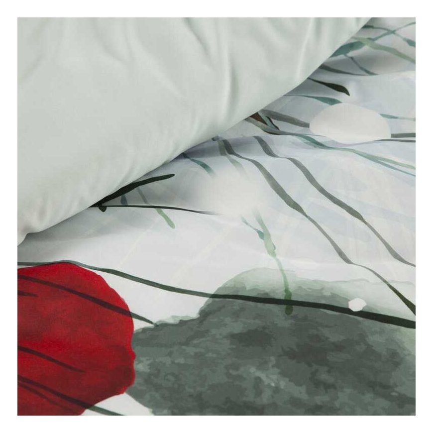 Christmas bedding 140x200 Robin gray green stroik with microwłókna Eurofirany Św 24 – 5