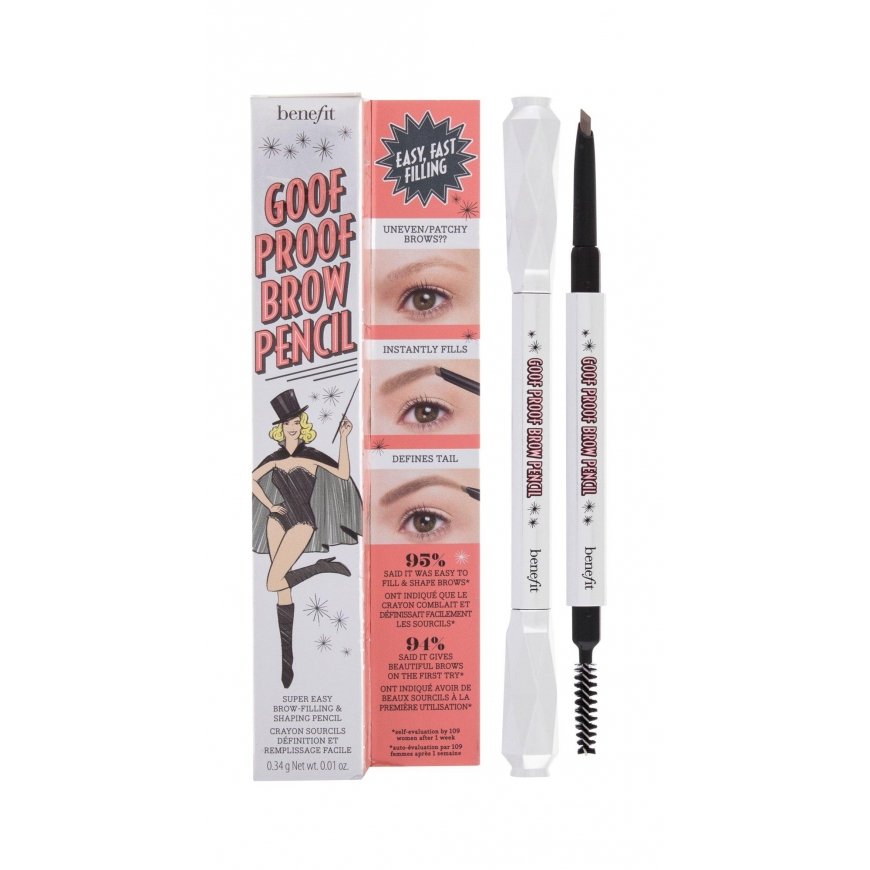Benefit Goof Proof Brow Pieštukas antakių pieštukas, atspalvis: 2.5 Neutral Skirtas šviesiems plaukams, 0.34 g