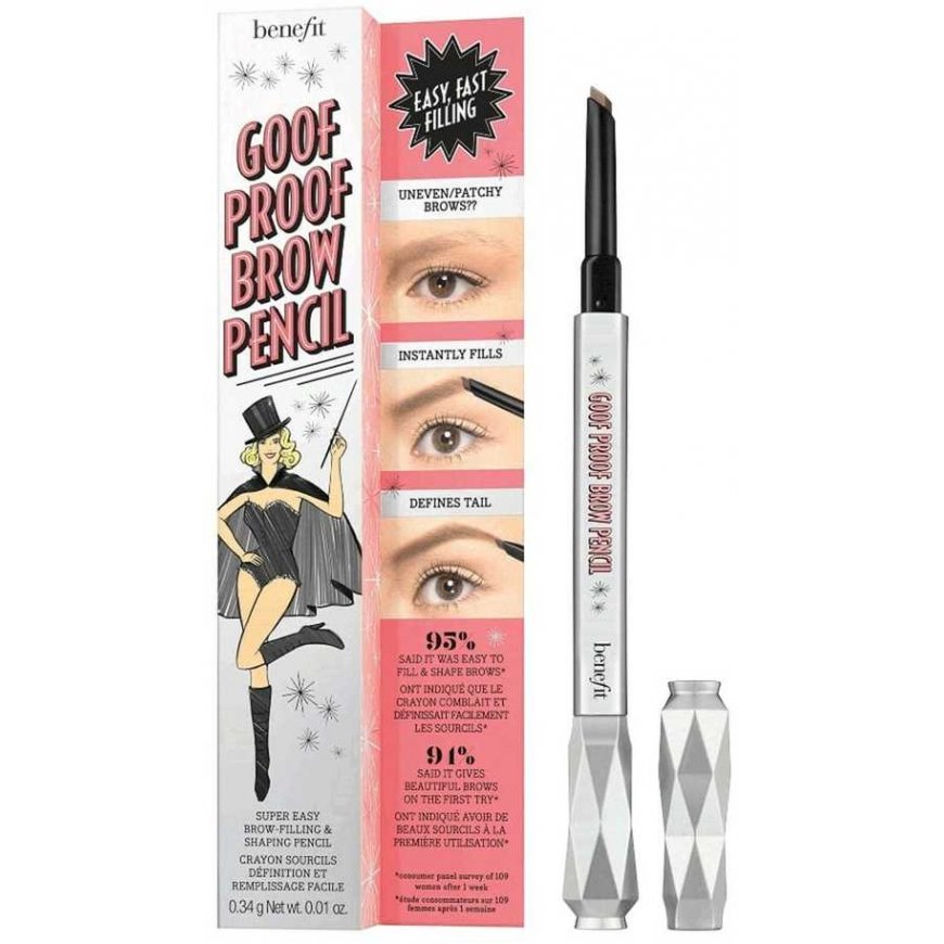 Benefit Goof Proof Brow Pieštukas antakių pieštukas, atspalvis: 2.5 Neutral Skirtas šviesiems plaukams, 0.34 g – 2