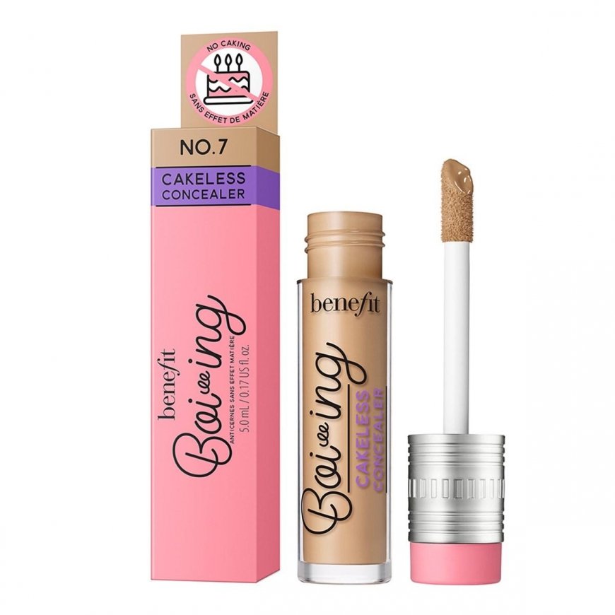 Benefit Boi-ing Cakeless Maskuoklis skystas maskuoklis, atspalvis: 7 Medium Warm, 5 ml – 2
