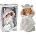 Lean Toys Doll baby cloth gray Lean Toys Doll baby cloth gray
