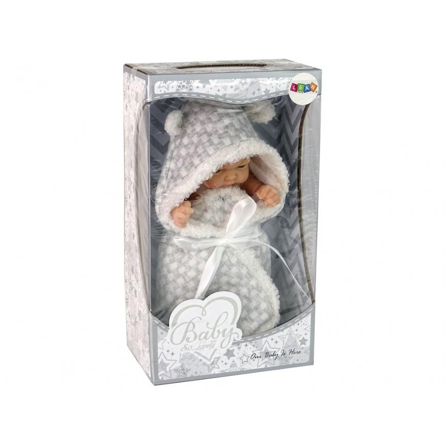 Lean Toys Doll baby cloth gray – 3