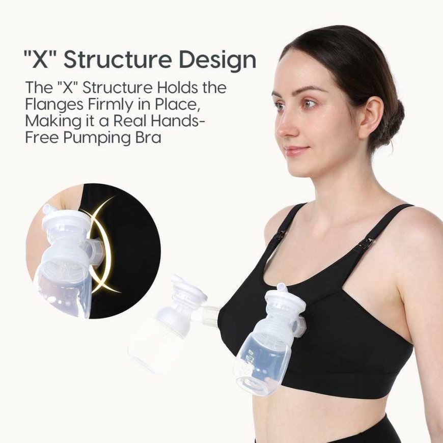 MOMCOZY ELECTRIC PUMP HANDS FREE BRA XL SIZE BLACK YN09 – 4