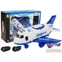 Lean Cars Police plane with cars 1:64 with lights and sound