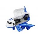 Lean Cars Police plane with cars 1:64 with lights and sound