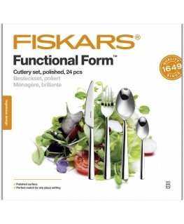 FISKARS Rinkinys SZTUĆCÓW 24szt. BŁYSZCZĄCE FF