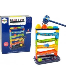 Lean Toys Lean cars Colorful balls, light-up rattles