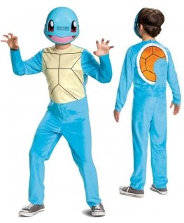 Strój karnawałowy Pokemon Squirtle costume blue przebranie 126-136 cm (7-8 lat)