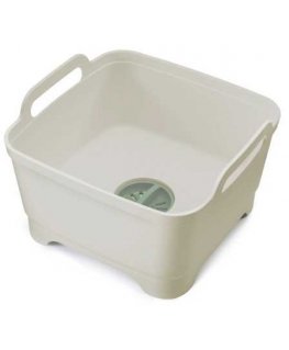 Joseph Joseph JJ-Bowl with Drain Extend Light Stone/Sage