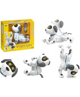 Lean Toys Interactive dancing robot with dog music, controlled by remote control