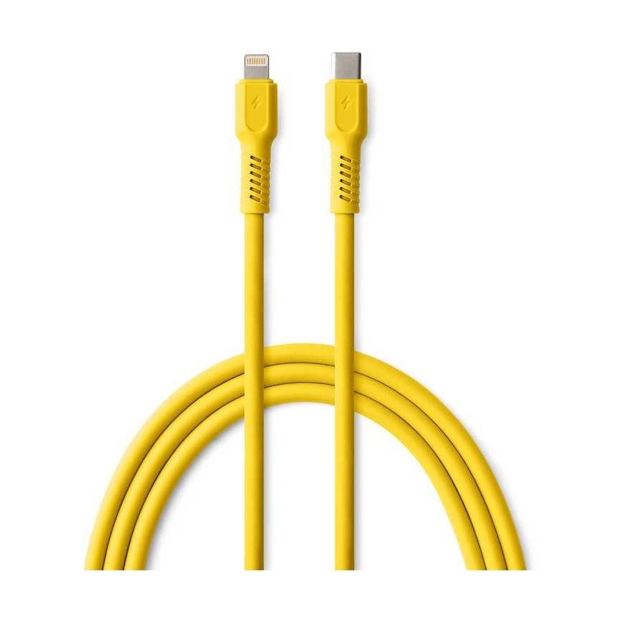 COLORUM kabelis USB-C – Lightning 1,8m 2,4A CK12-CL-05 xYellow