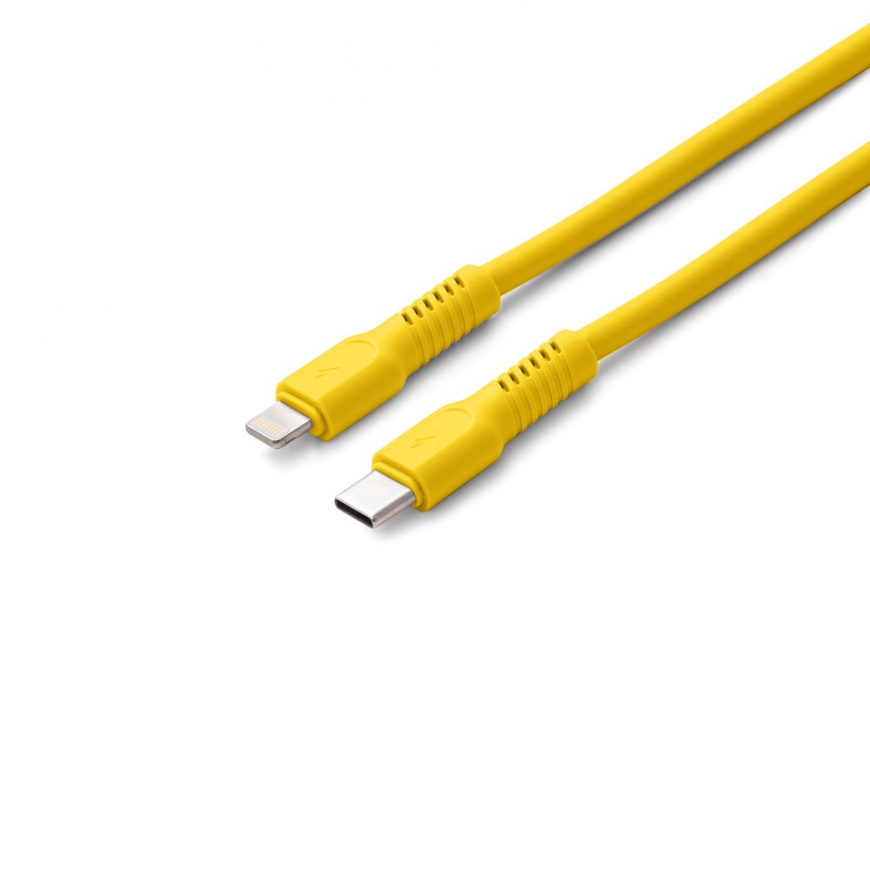 COLORUM kabelis USB-C – Lightning 1,8m 2,4A CK12-CL-05 xYellow – 5
