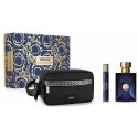 Versace Dylan Mėlyna Pour Homme Eau De Toilette Purškiklis 100ml dovanų rinkinys vyrams 3 vnt