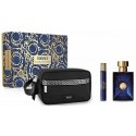 Versace Dylan Mėlyna Pour Homme Eau De Toilette Purškiklis 100ml dovanų rinkinys vyrams 3 vnt