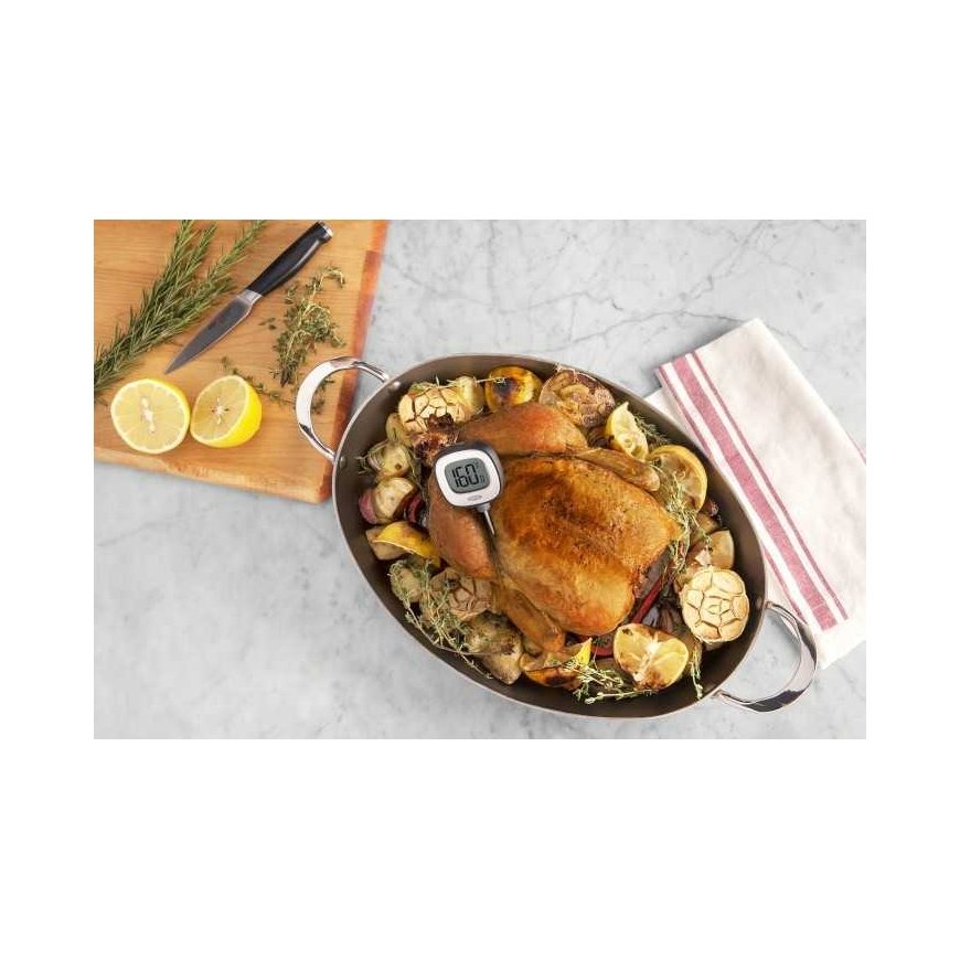 OXO skaitmeninis termometras, plieno, geros rankenos – 4