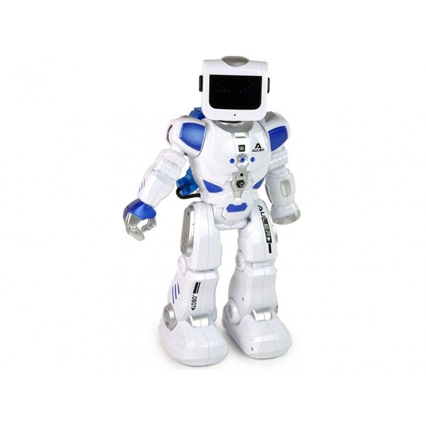 Lean Toys Pažangus interaktyvus vandeniu varomas robotas! Nuotoliniu būdu valdomas! Vandens ateivių robotas – 2