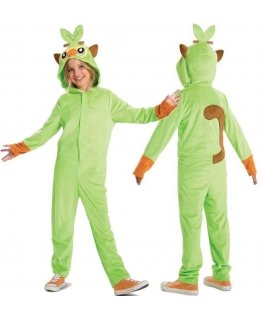 Strój karnawałowy Pokemon Grookey costume green przebranie 127-136 cm (7-8 lat)