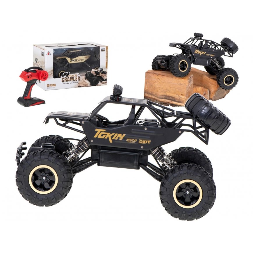 N\A RC Rock Crawler 1:12 4WD Metal Juodas Juodas