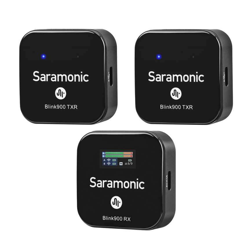Saramonic Blink900 B2R wireless audio transmission