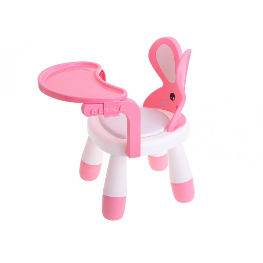 Ikonk Chair feeding table and pink fun – 2