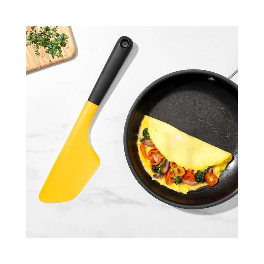 OXO-Yellow GoodGrips silicone omelette spatula – 3