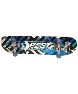 Skateboard DREWNIANA STREET Blue BEST SPORTING