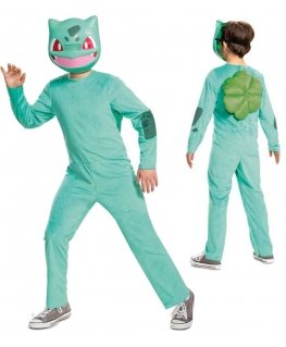 Strój karnawałowy Pokemon Bulbasaur costume green przebranie 137-149 cm (10-12 lat)