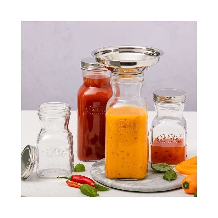 Kilner Rayware Group KIL-Buteliukas 1l. su plačiu užpilu – 2